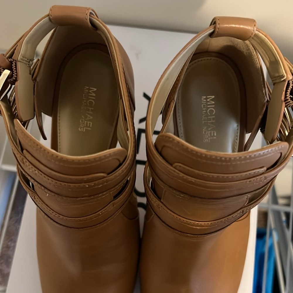 Michael Kors Blaze Bootie in Camel color - Picture 11 of 11